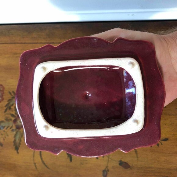 California pottery - Johannes Brahm floral lidded trinket box - Picture 10 of 12